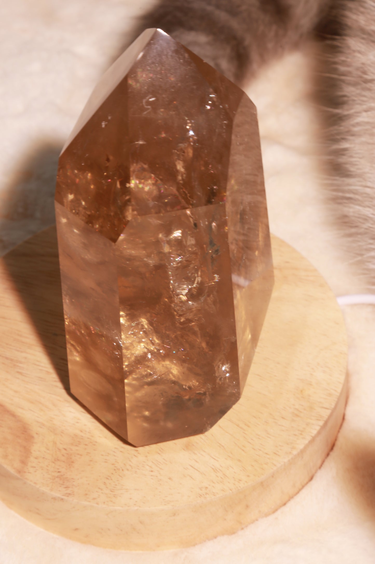 High Quality Citrine Tower