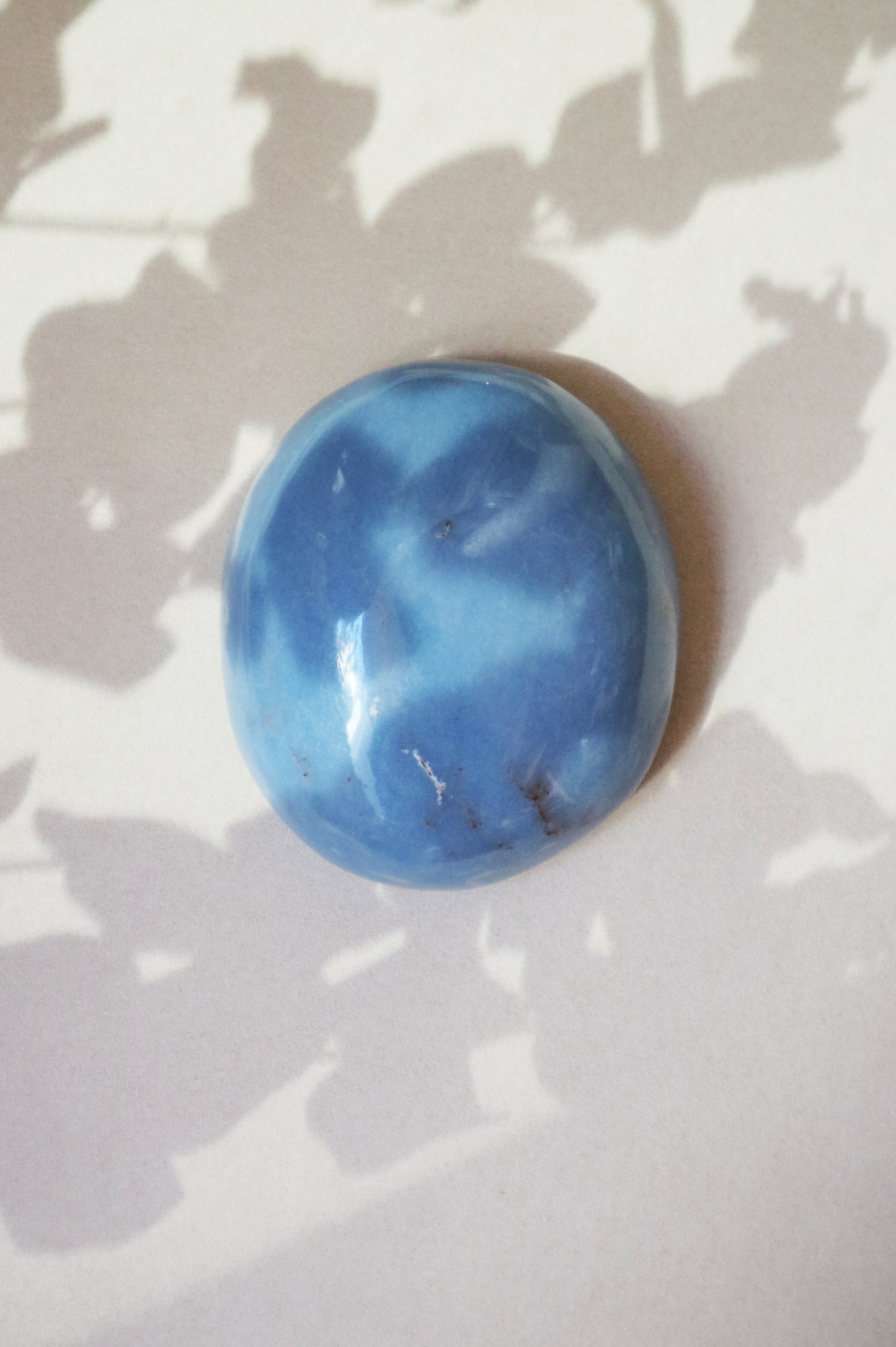 Angelite Jumbo Palm Stone
