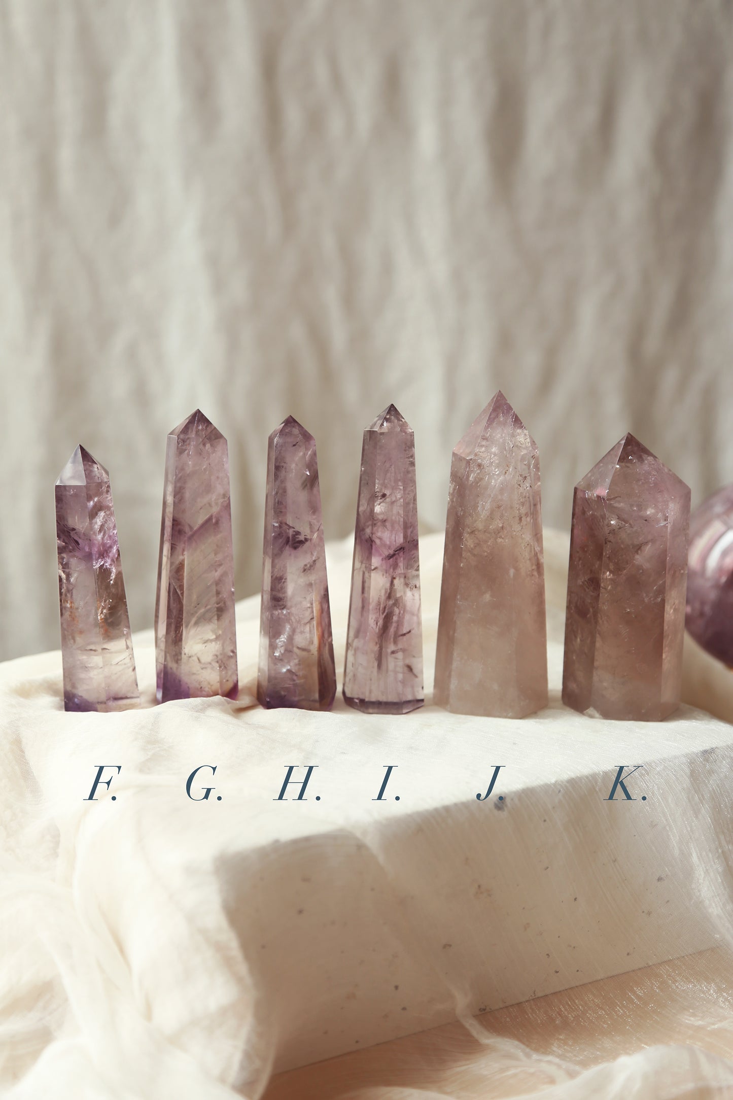 Lavender Amethyst with Phantom Tower