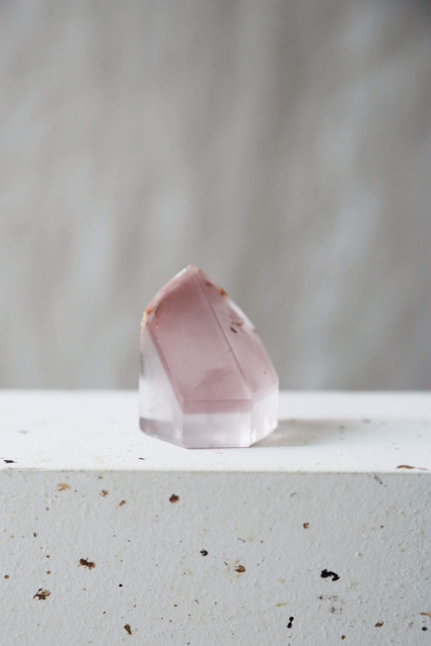 Pink Lithium Quartz Tower