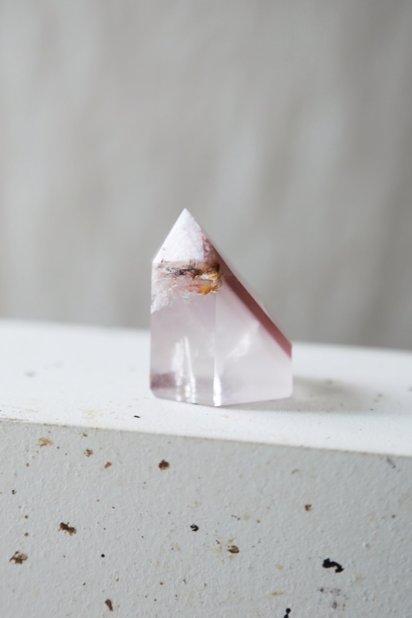 Pink Lithium Quartz Tower