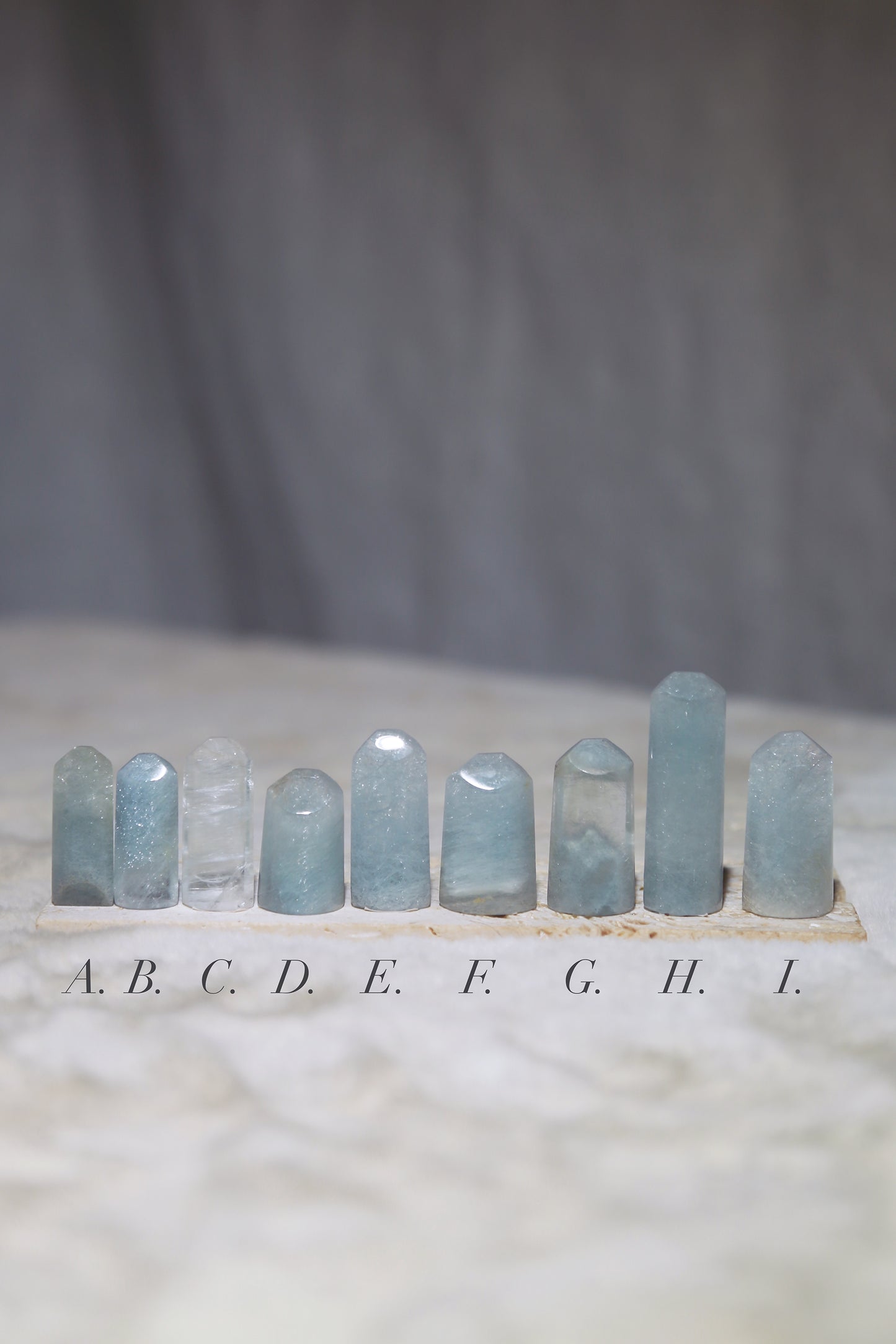 Blue Rutile Quartz Blue Amphibole Rabbit Hair Quartz Rolled Tower