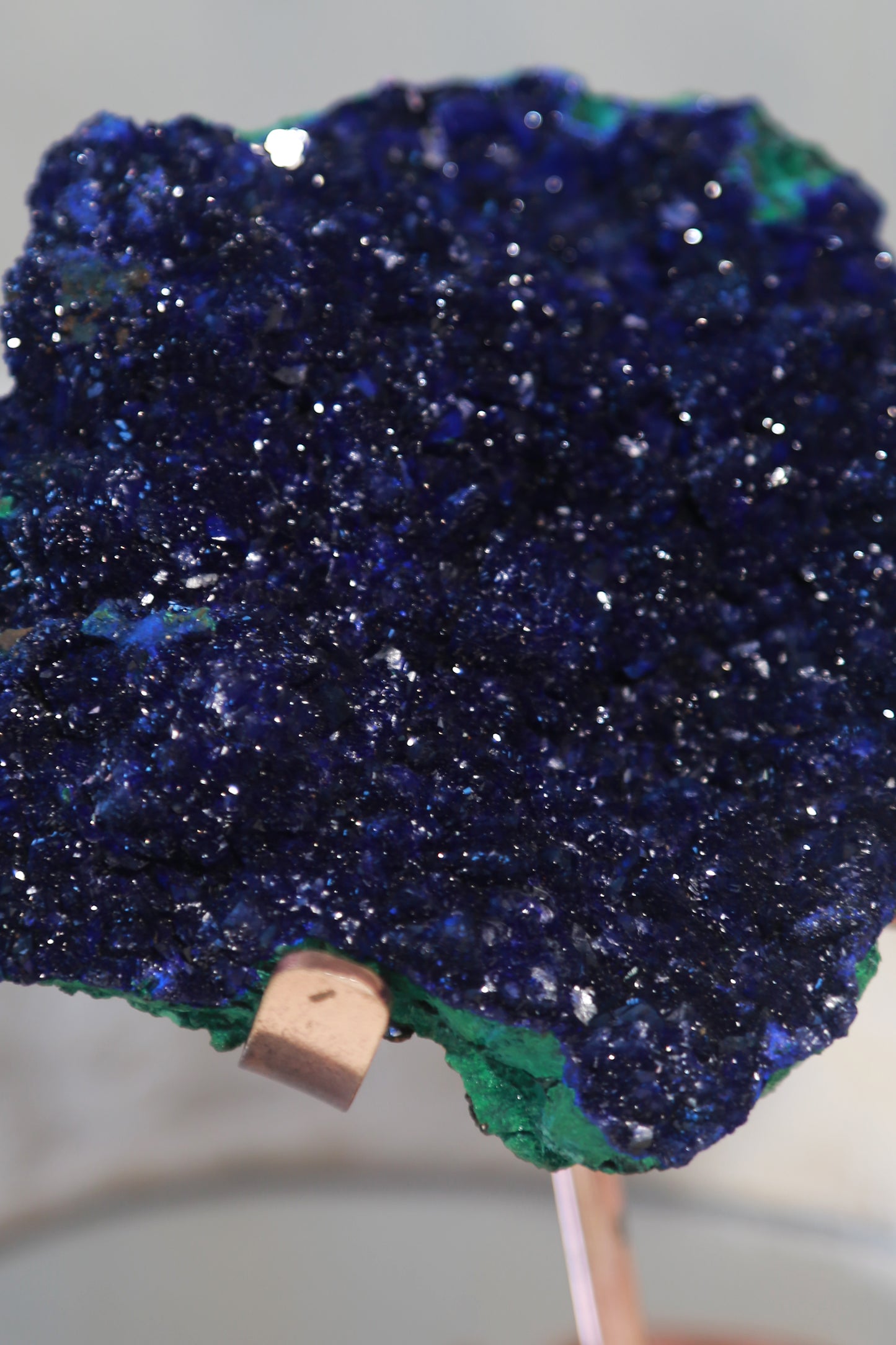 Blue Azurite & Malachite Matrix Cluster
