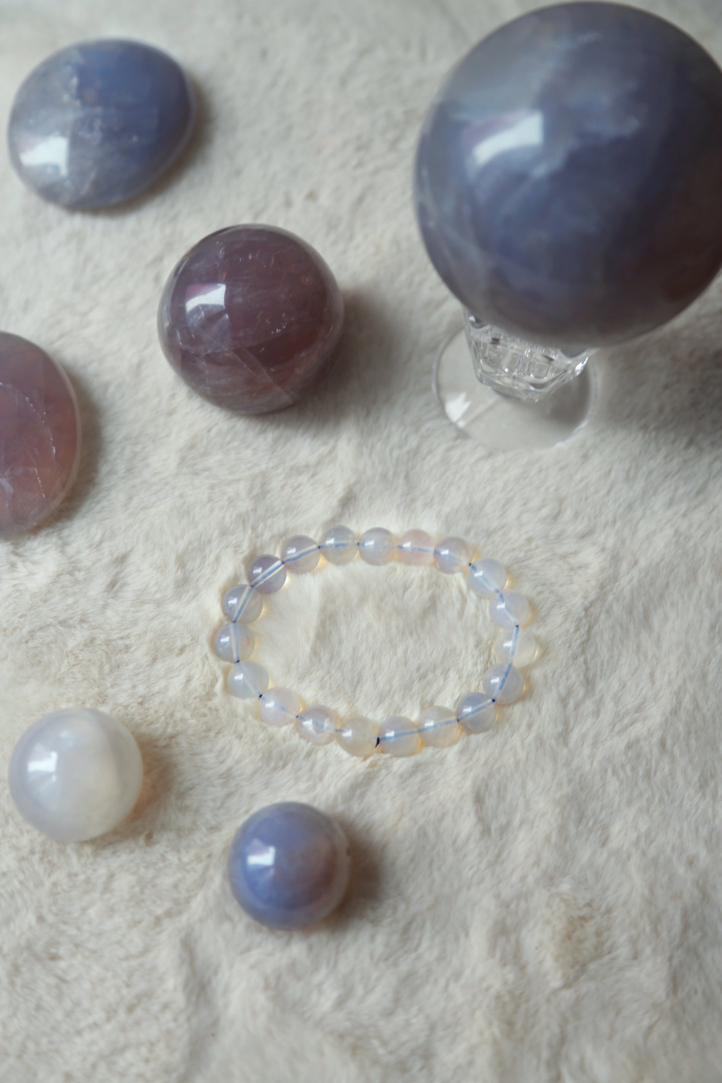 Blue Rose Quartz Bracelet