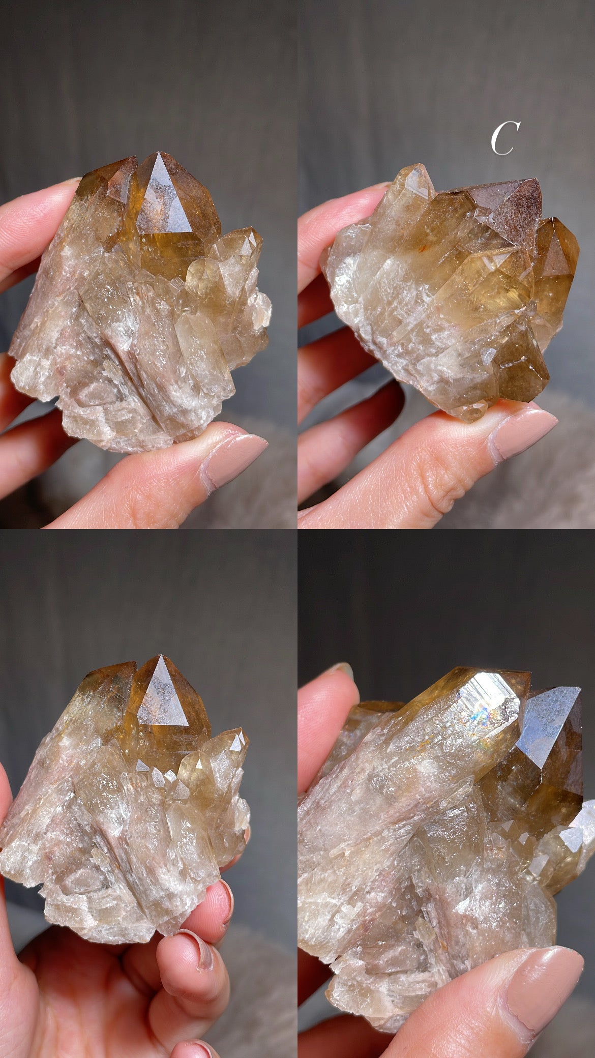 Congo Citrine Cathedral Cluster