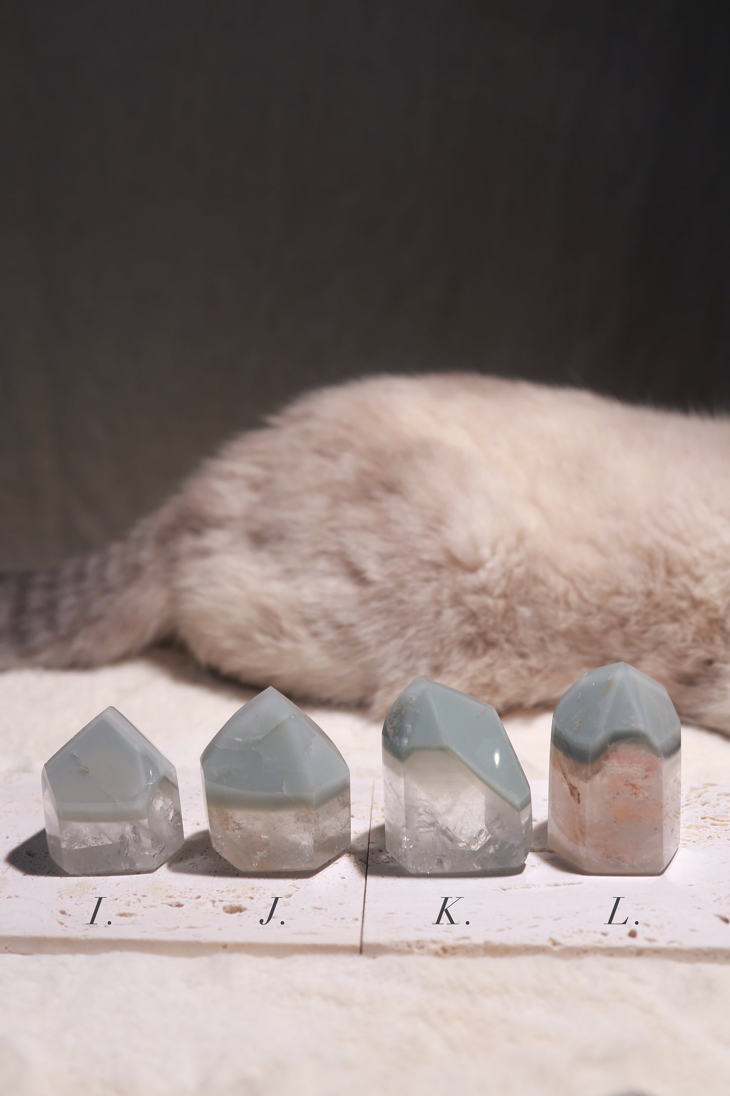 Green Lithium Quartz Tower