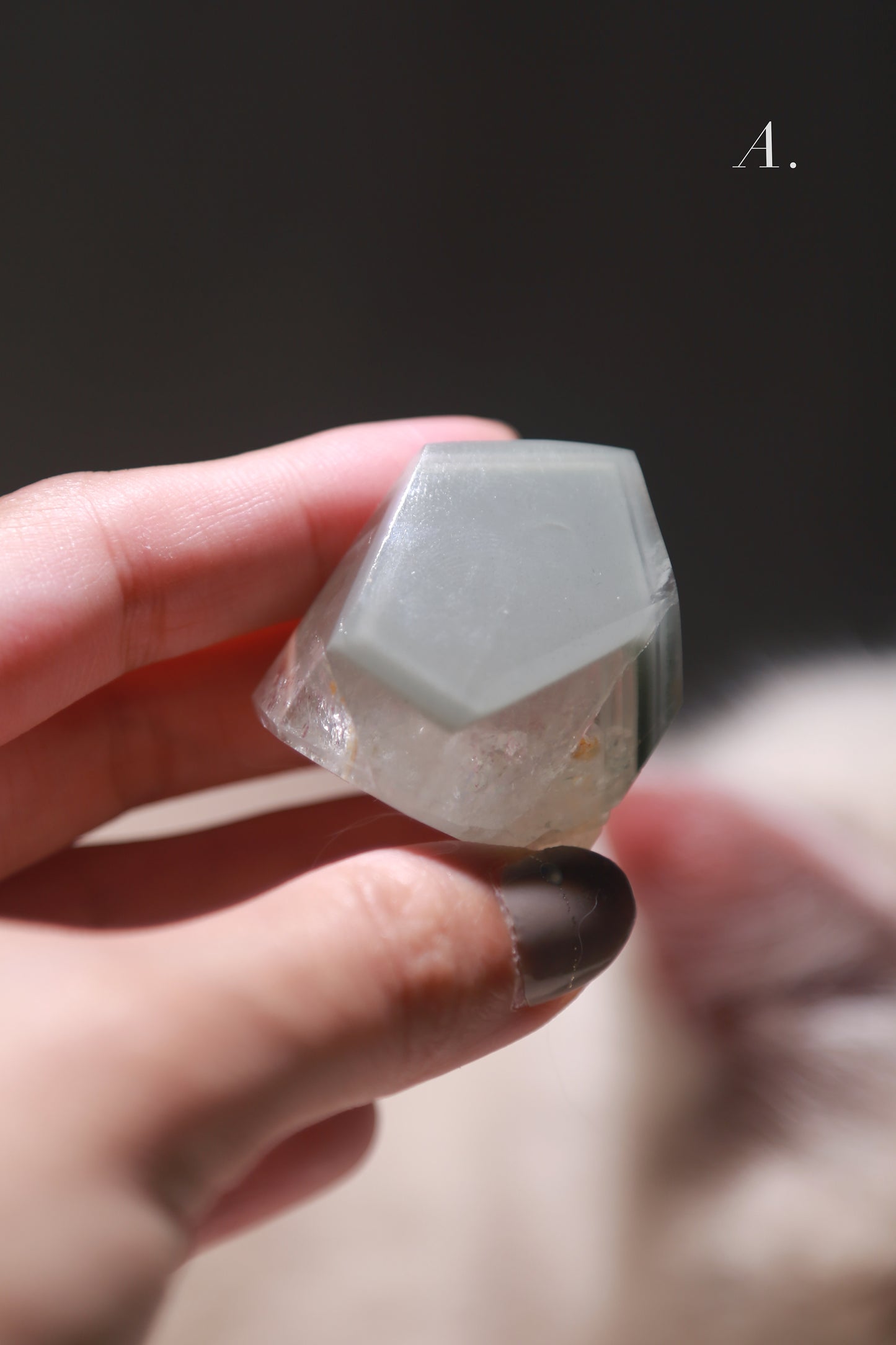Green Lithium Quartz Tower