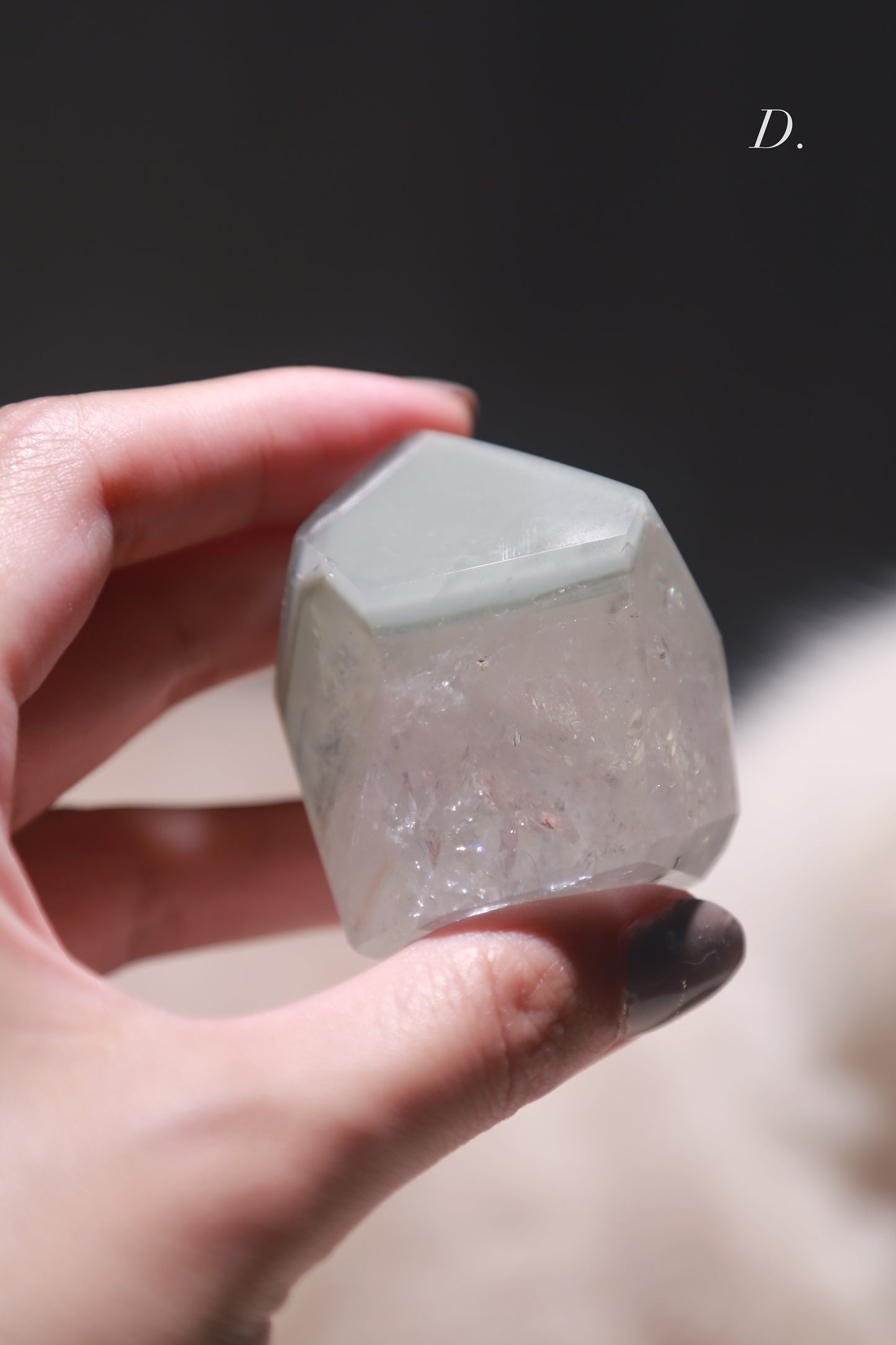Green Lithium Quartz Tower