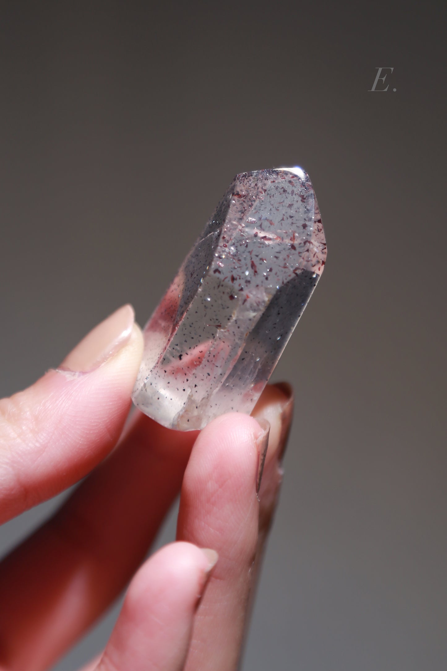 Lepidocrocite in Quartz / Amethsyt Freeform