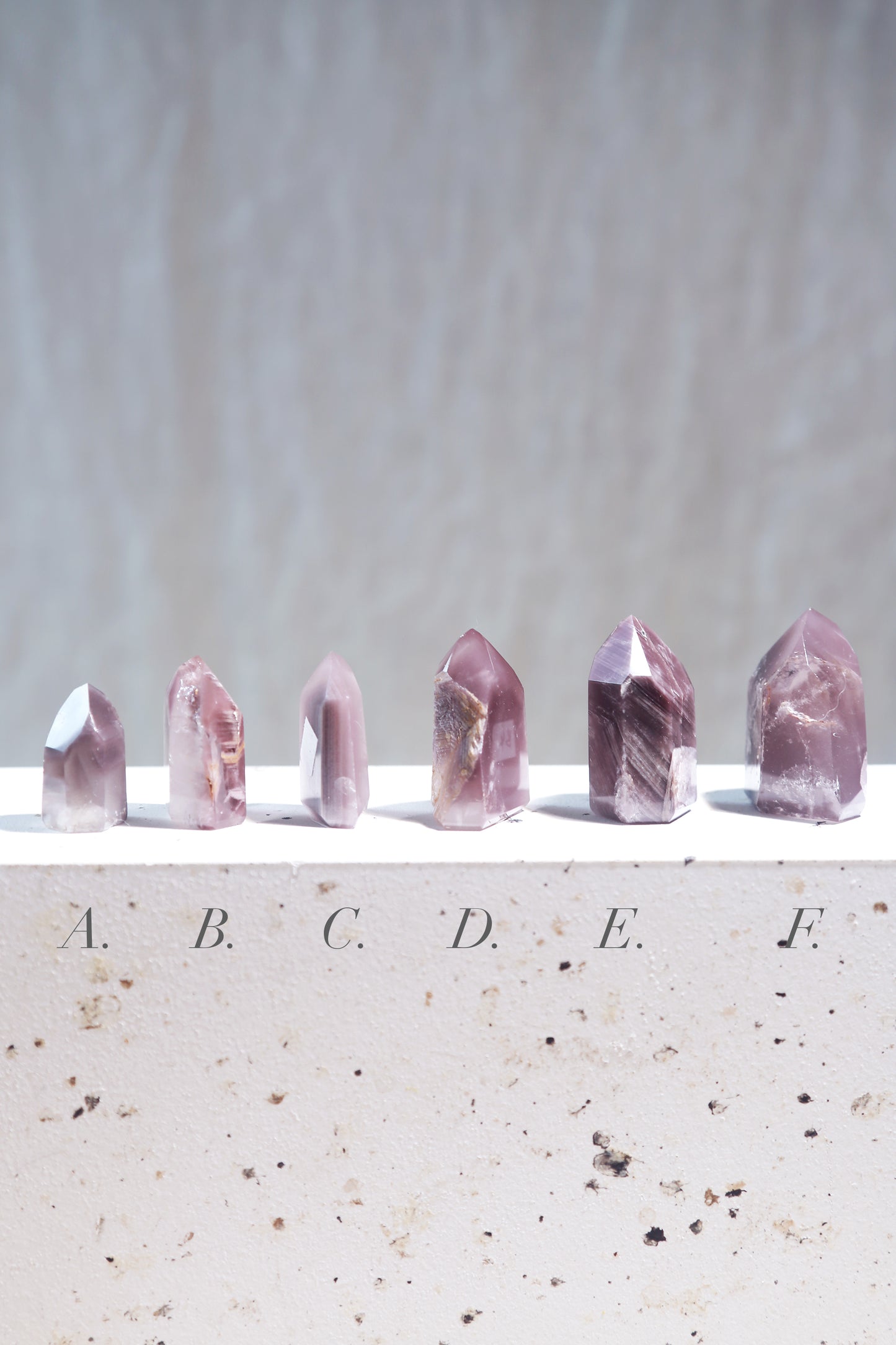 Purplish Pink Lithium Quartz Point