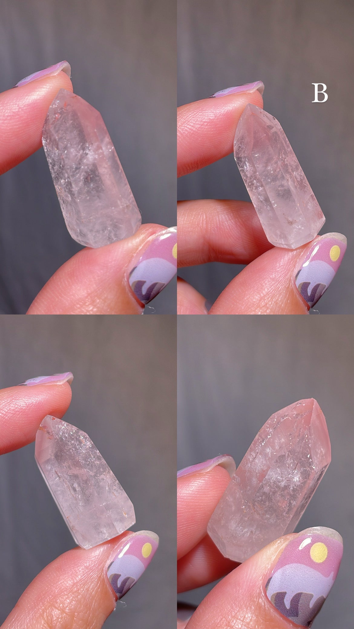 Pink Lithium Quartz Point