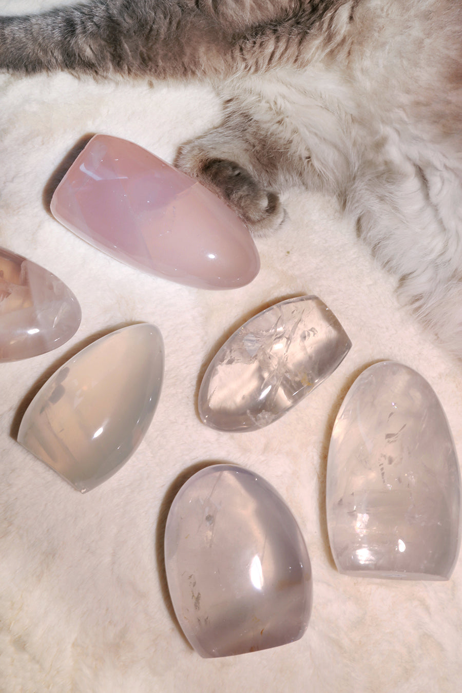 Rose Girasol/Girasol Quartz Freeform