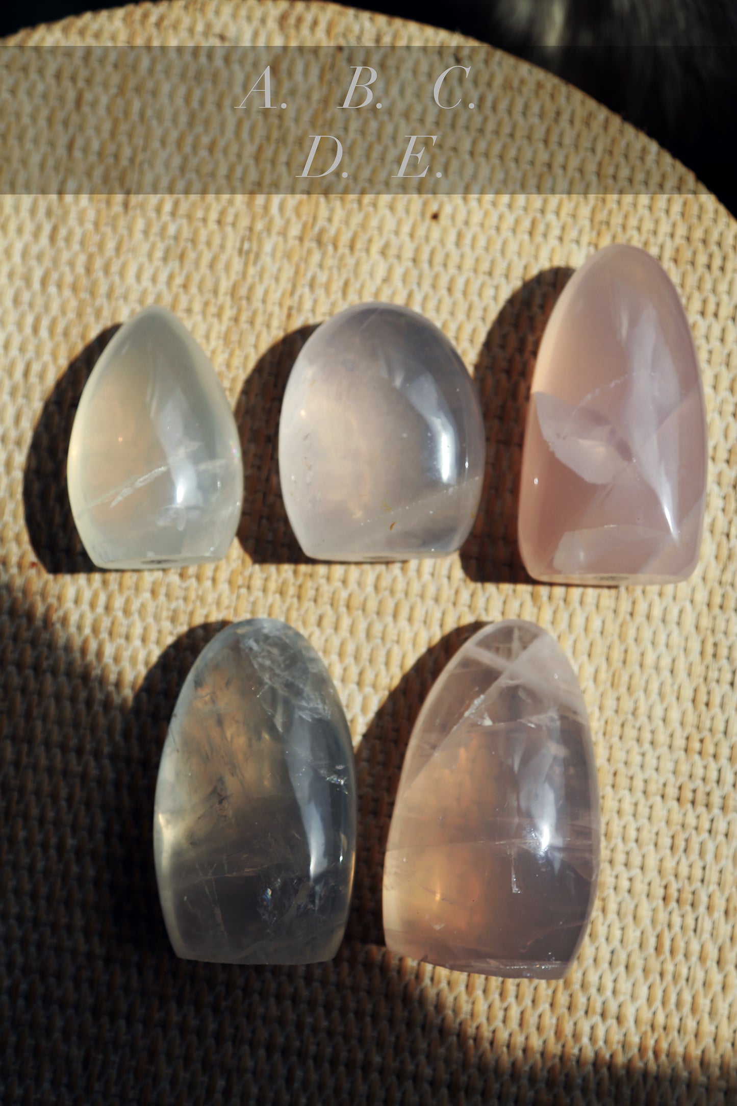 Rose Girasol/Girasol Quartz Freeform