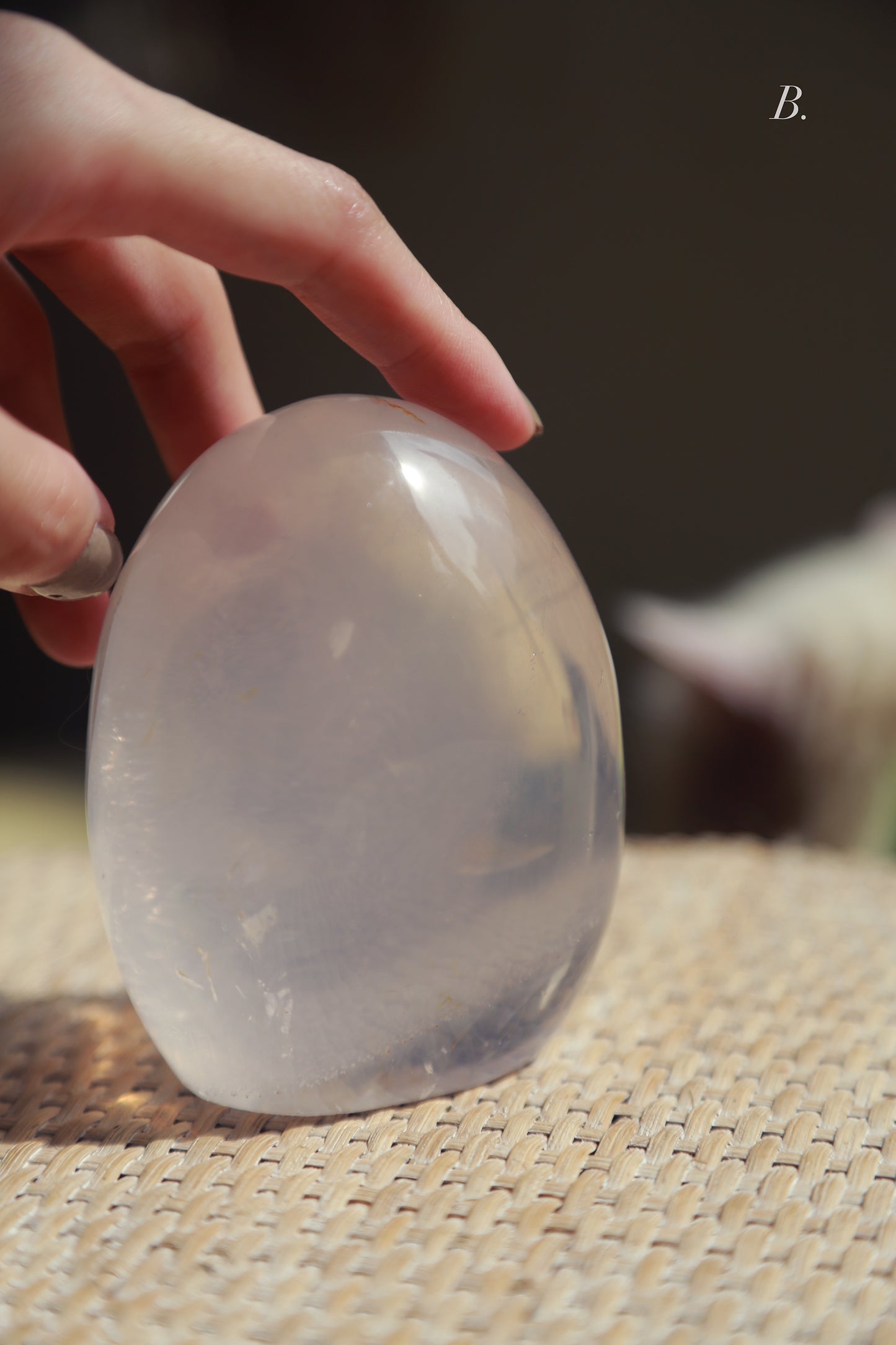 Rose Girasol/Girasol Quartz Freeform