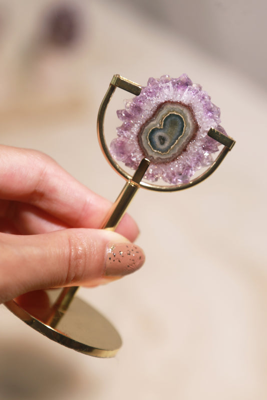 Amethyst Stalactite with stand
