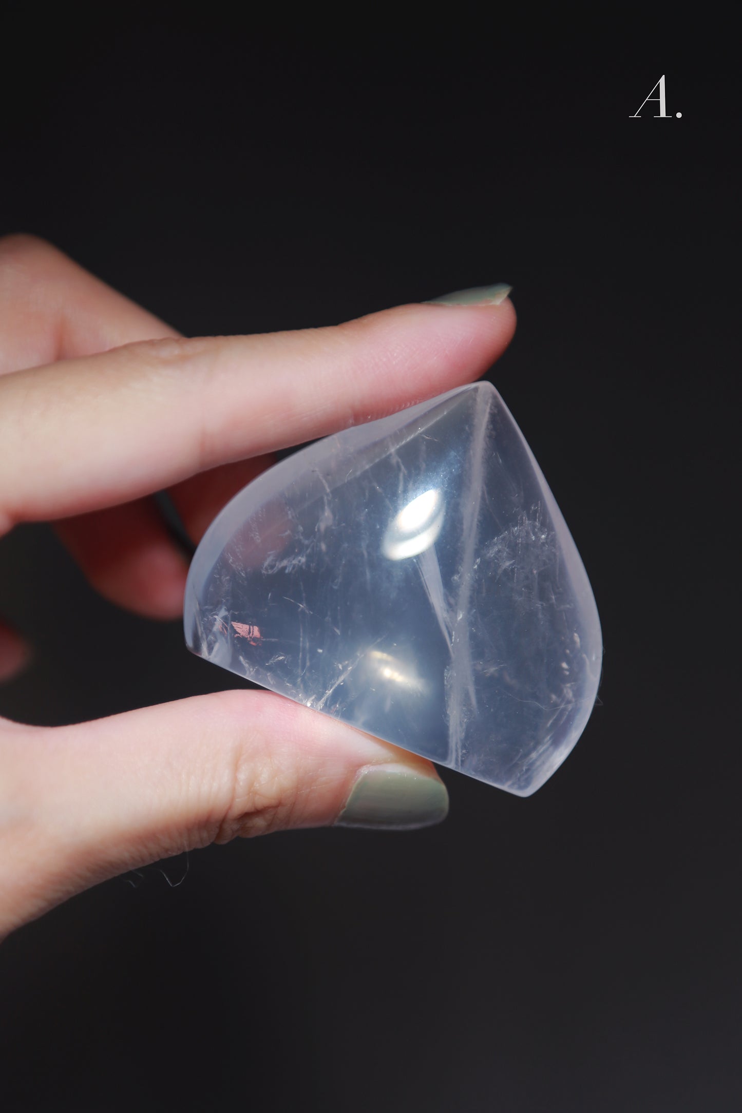 Starlight Glass Rose Quartz Flame