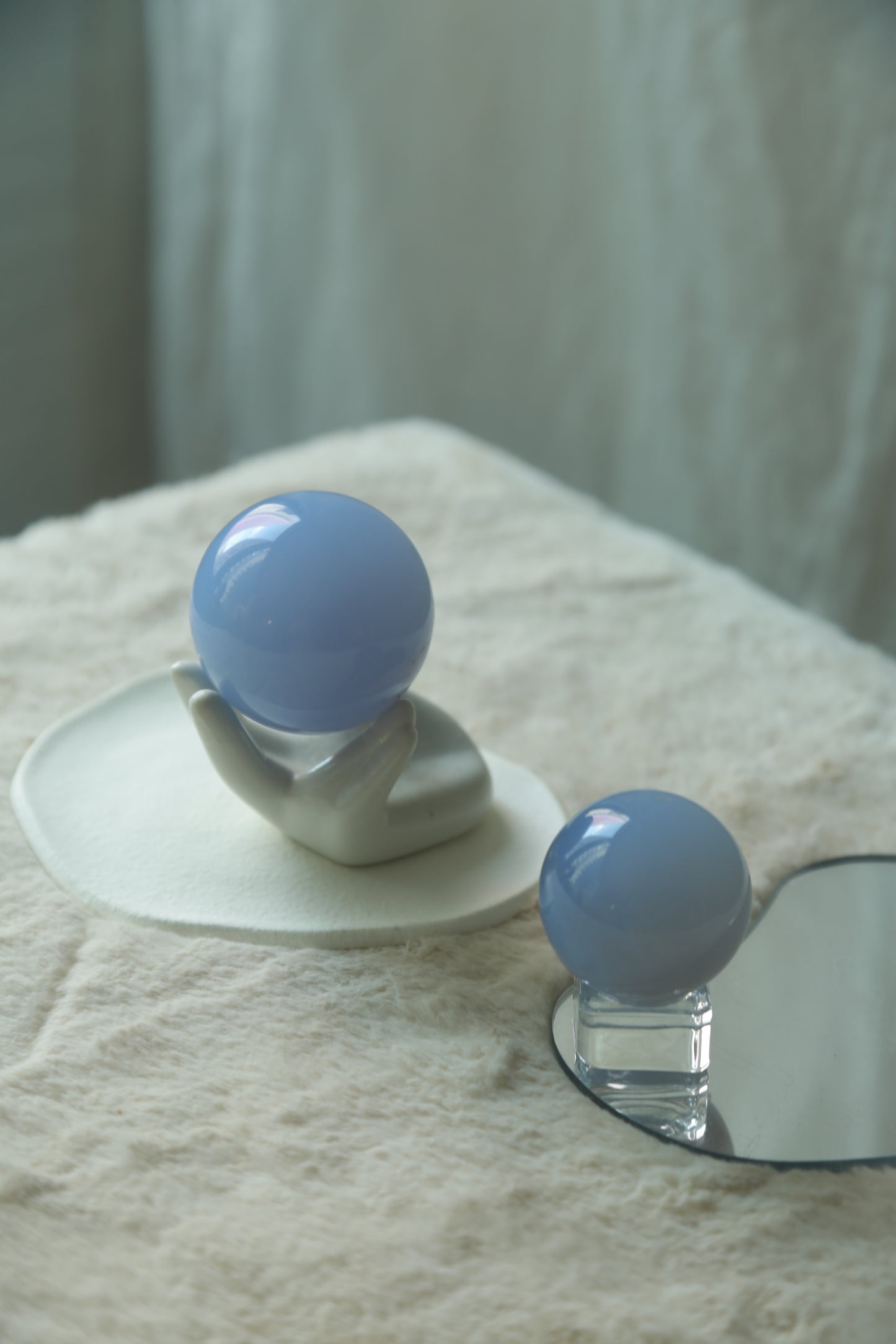 Blue Chalcedony Sphere