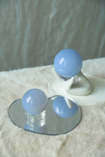 Blue Chalcedony Sphere
