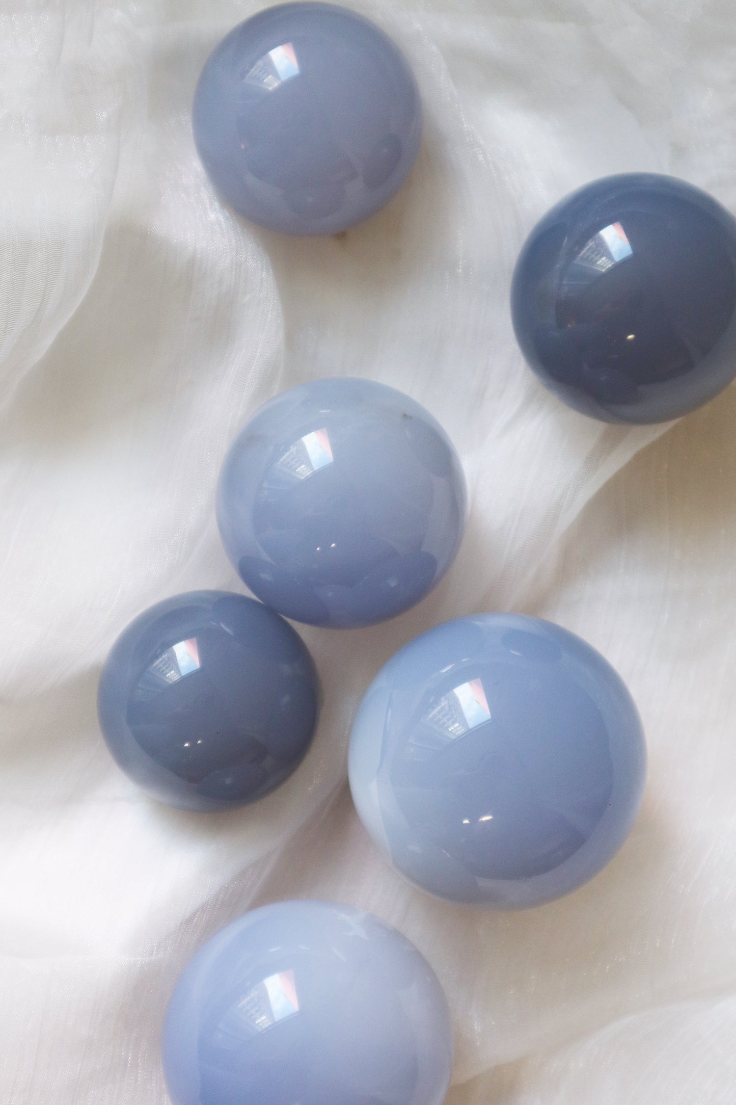 Blue Chalcedony Sphere
