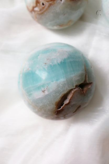Caribbean Blue Calcite Sphere