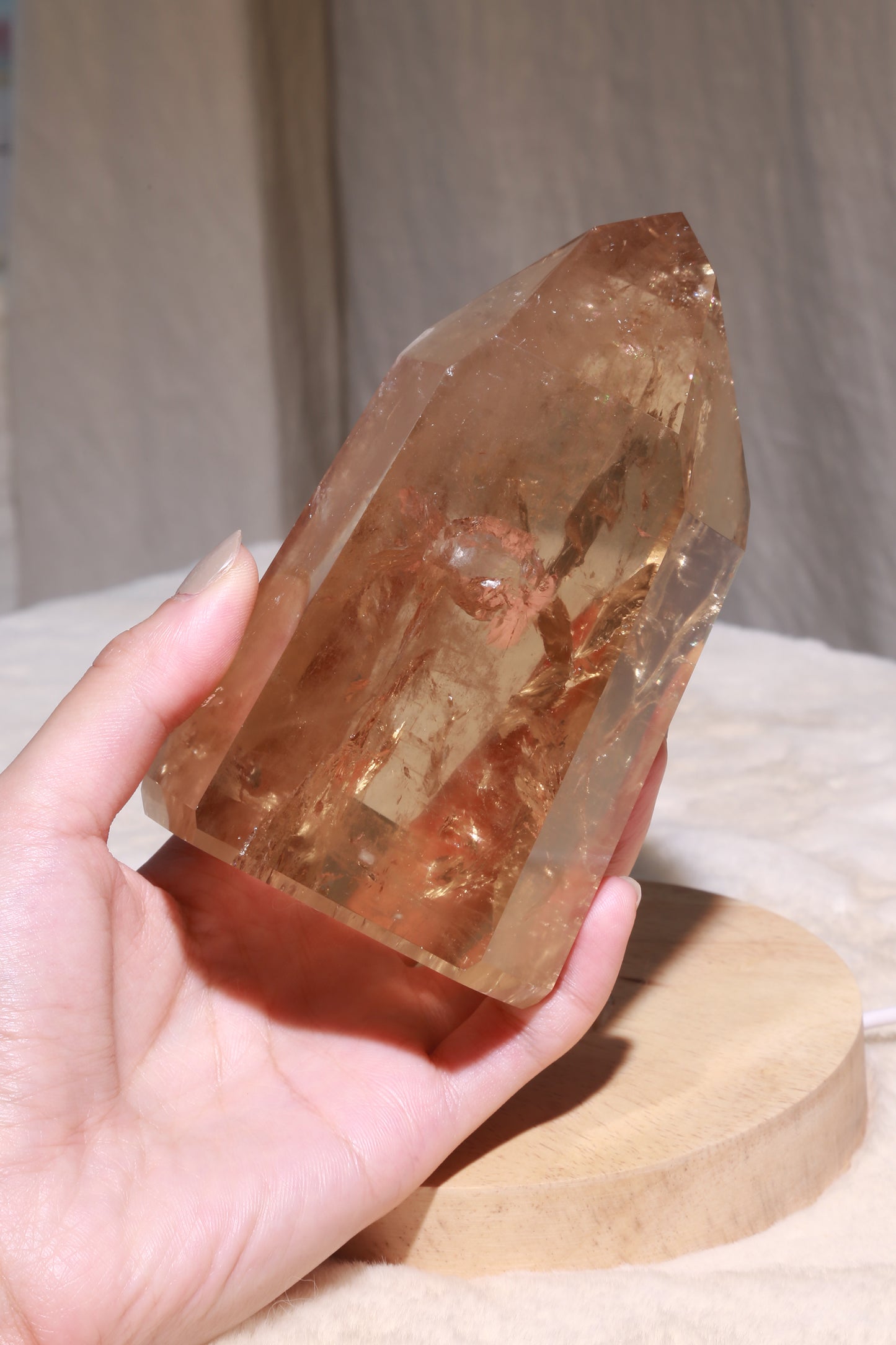 High Quality Citrine Tower