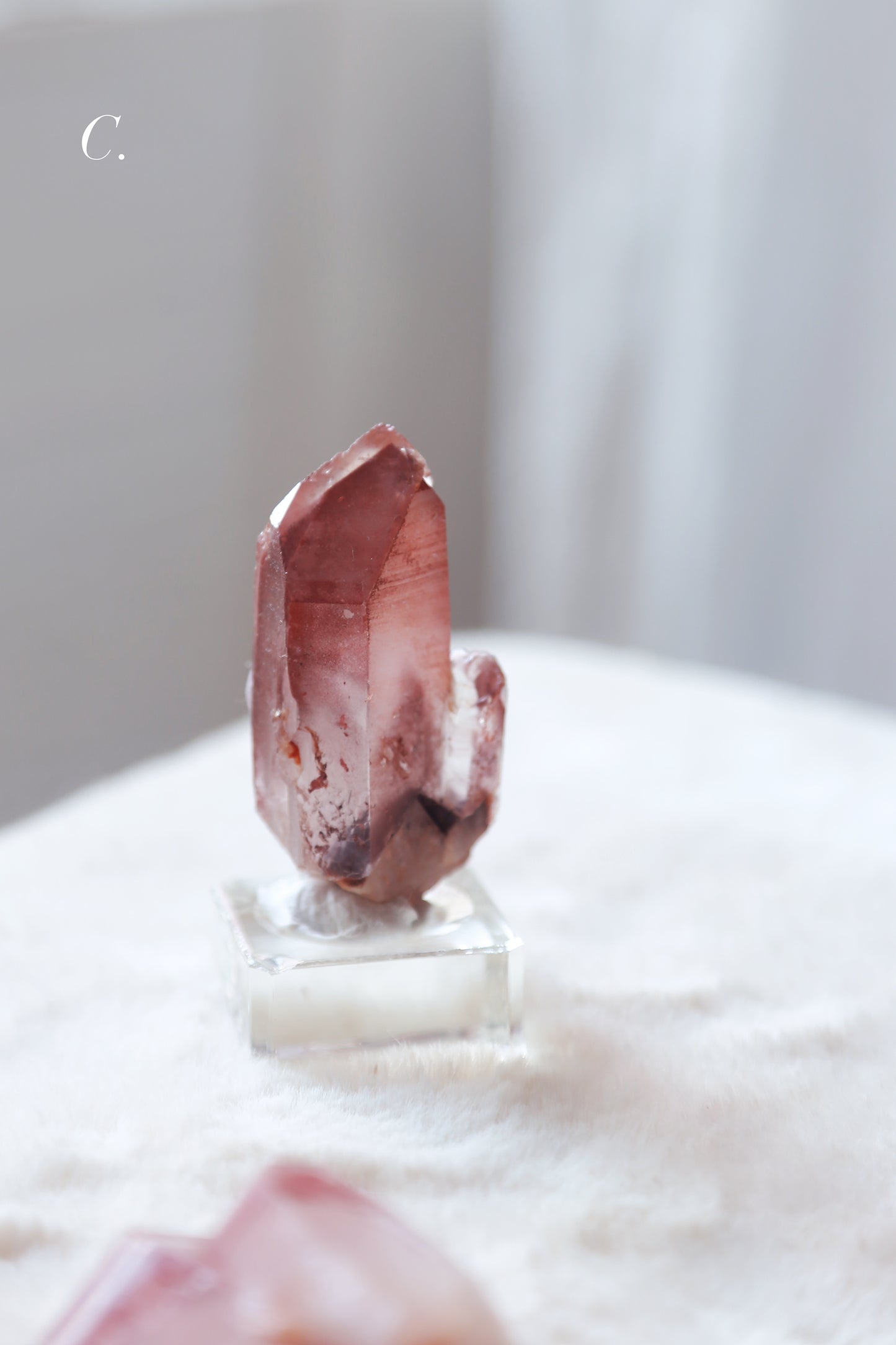 Congo Oxblood Red Quartz Cluster