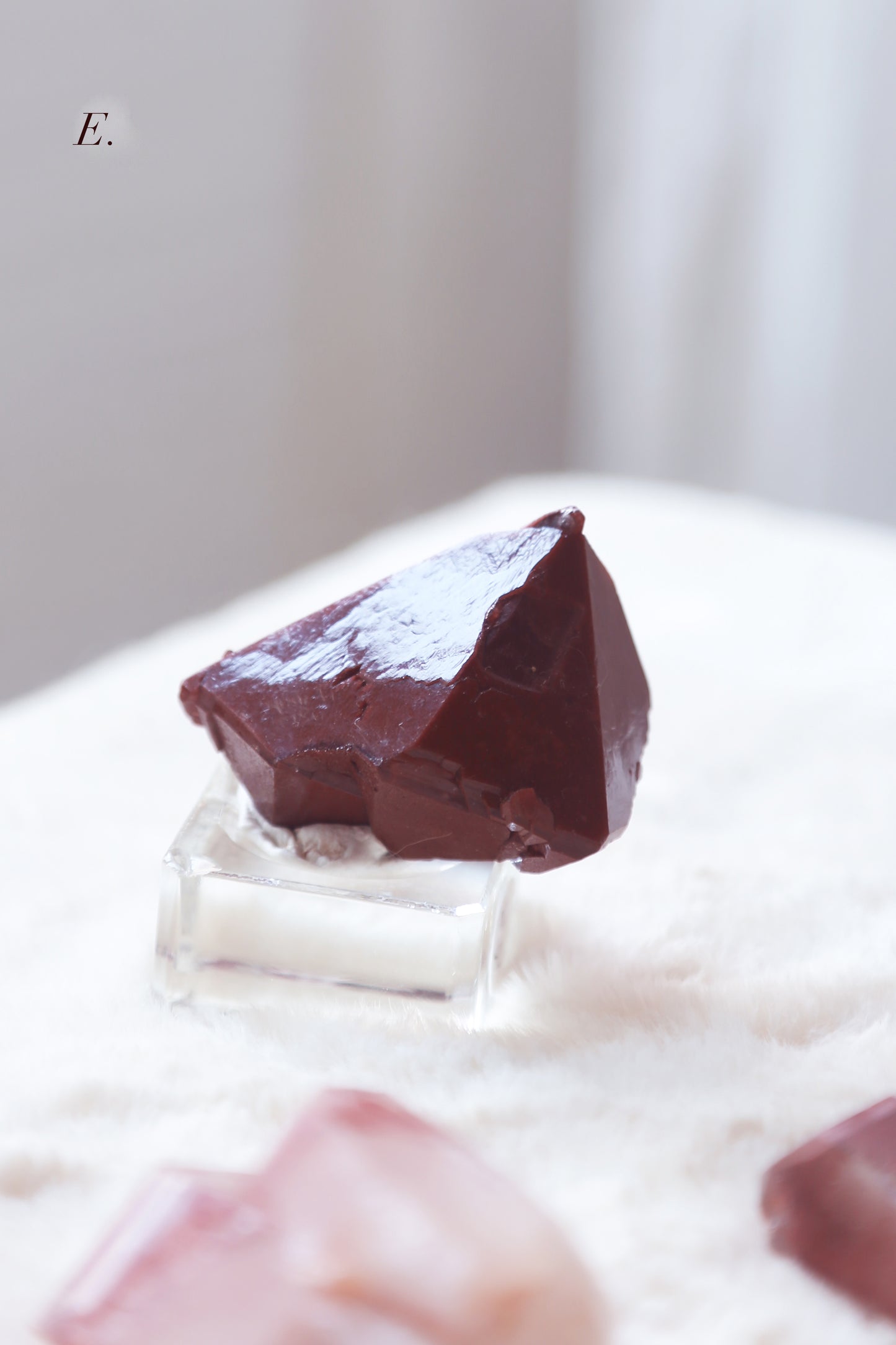 Congo Oxblood Red Quartz Cluster