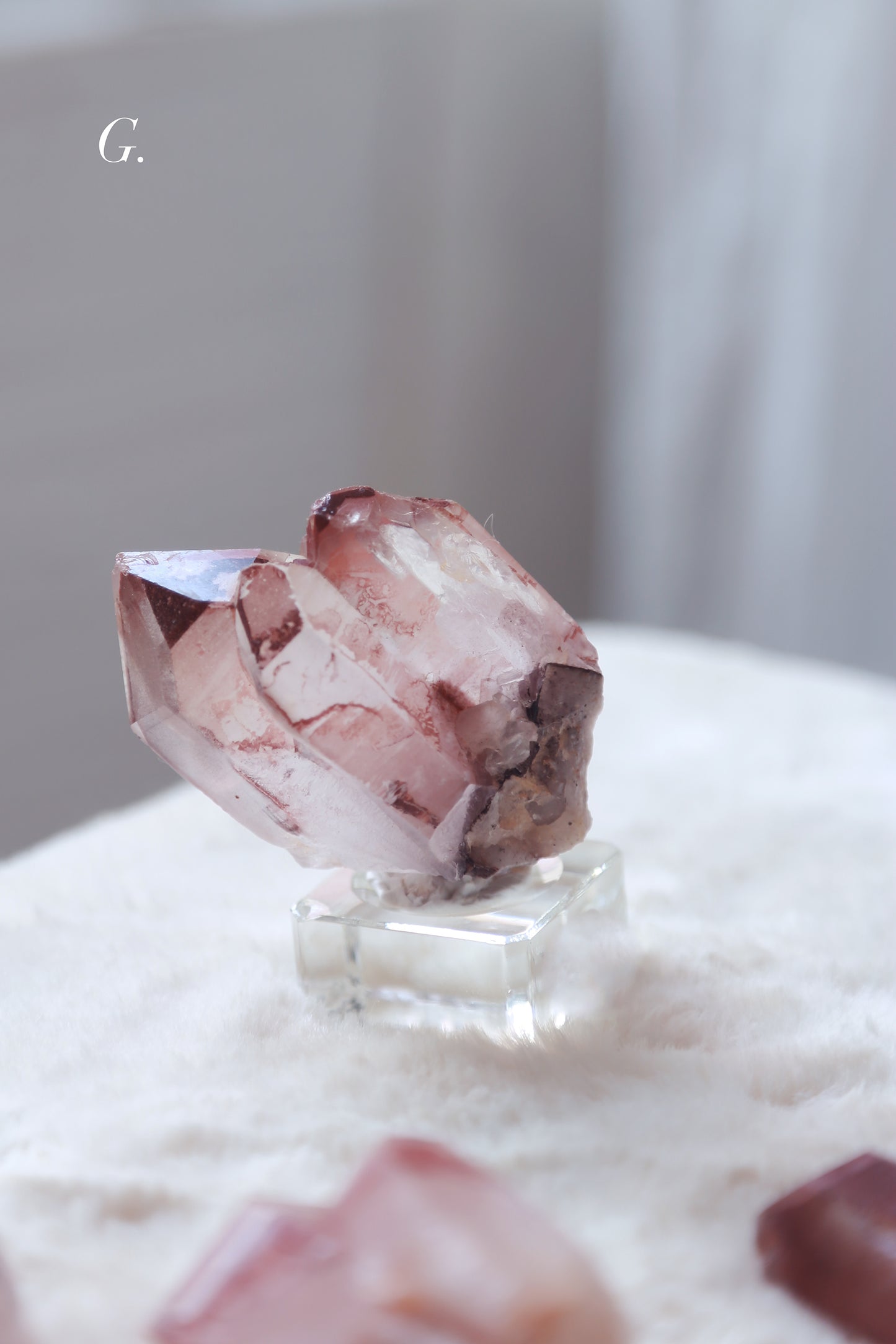 Congo Oxblood Red Quartz Cluster