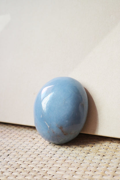 Angelite Jumbo Palm Stone