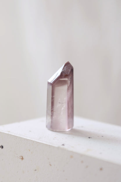 Pink Lithium Smoky Quartz Tower
