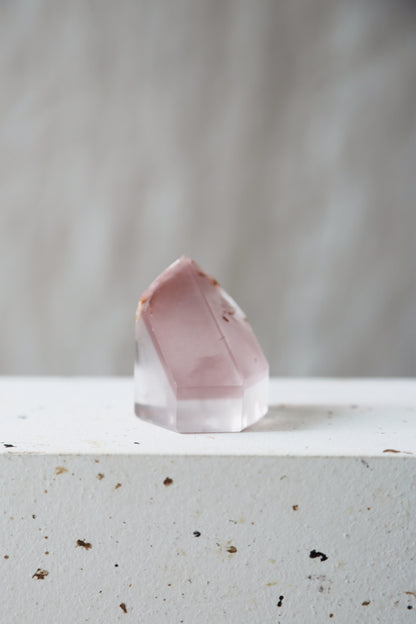 Pink Lithium Quartz Tower