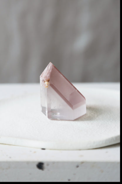 Pink Lithium Quartz Tower