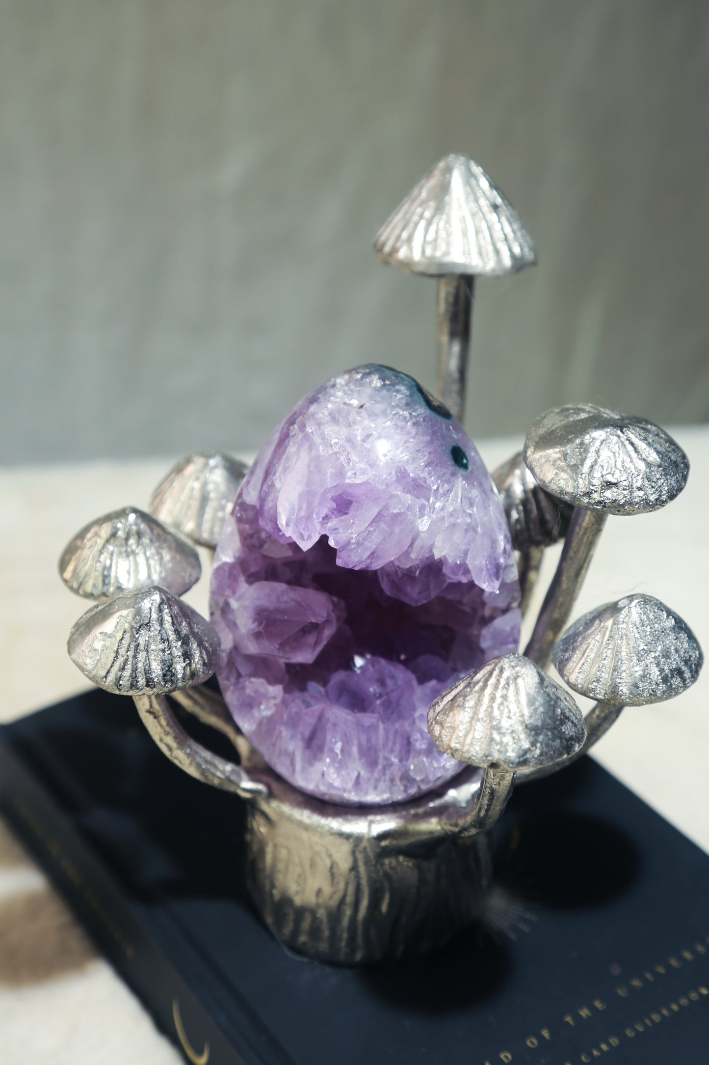 Vintage Silver Mushroom Stand