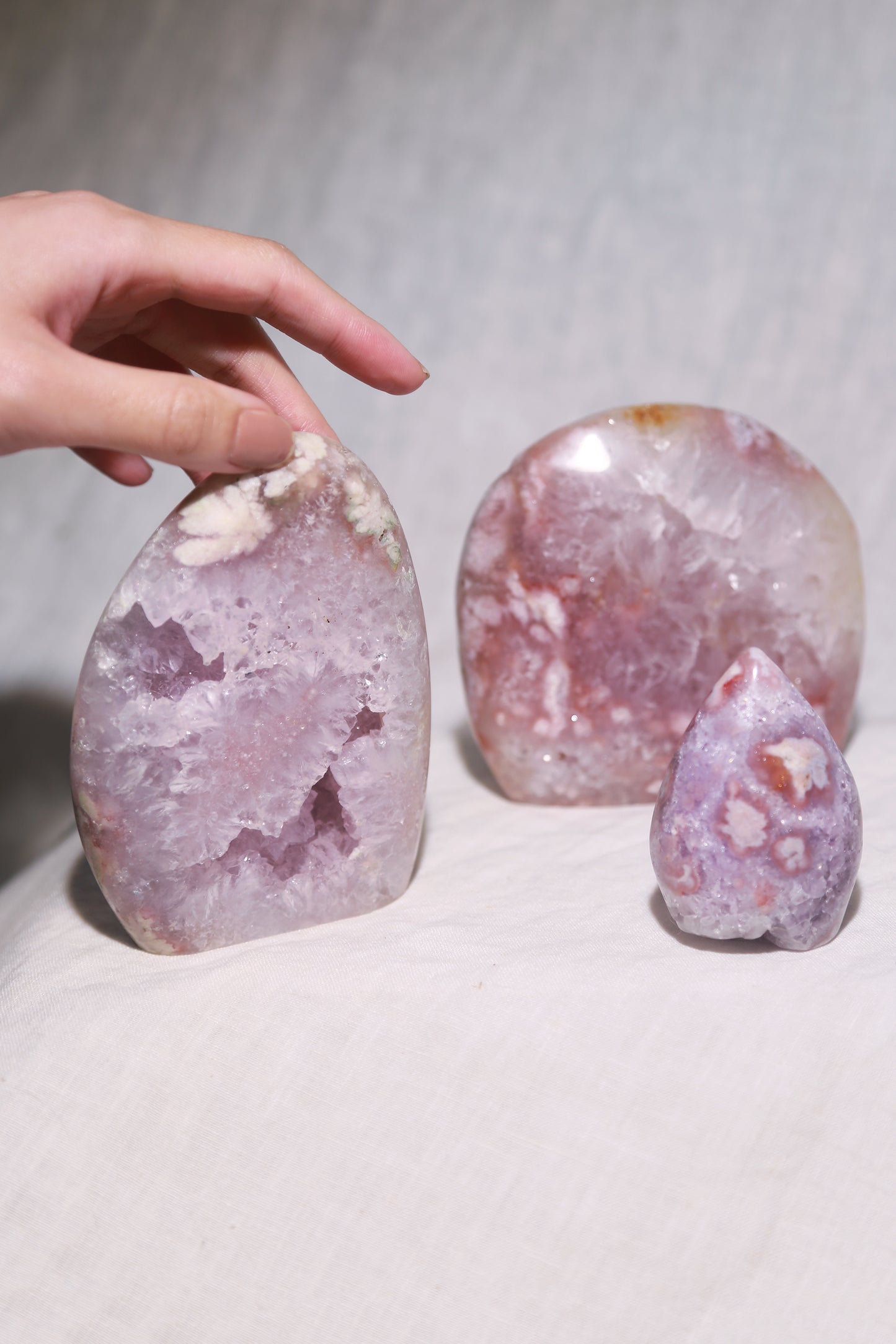 Purple Druzy Flower Agate Freeform/Flame