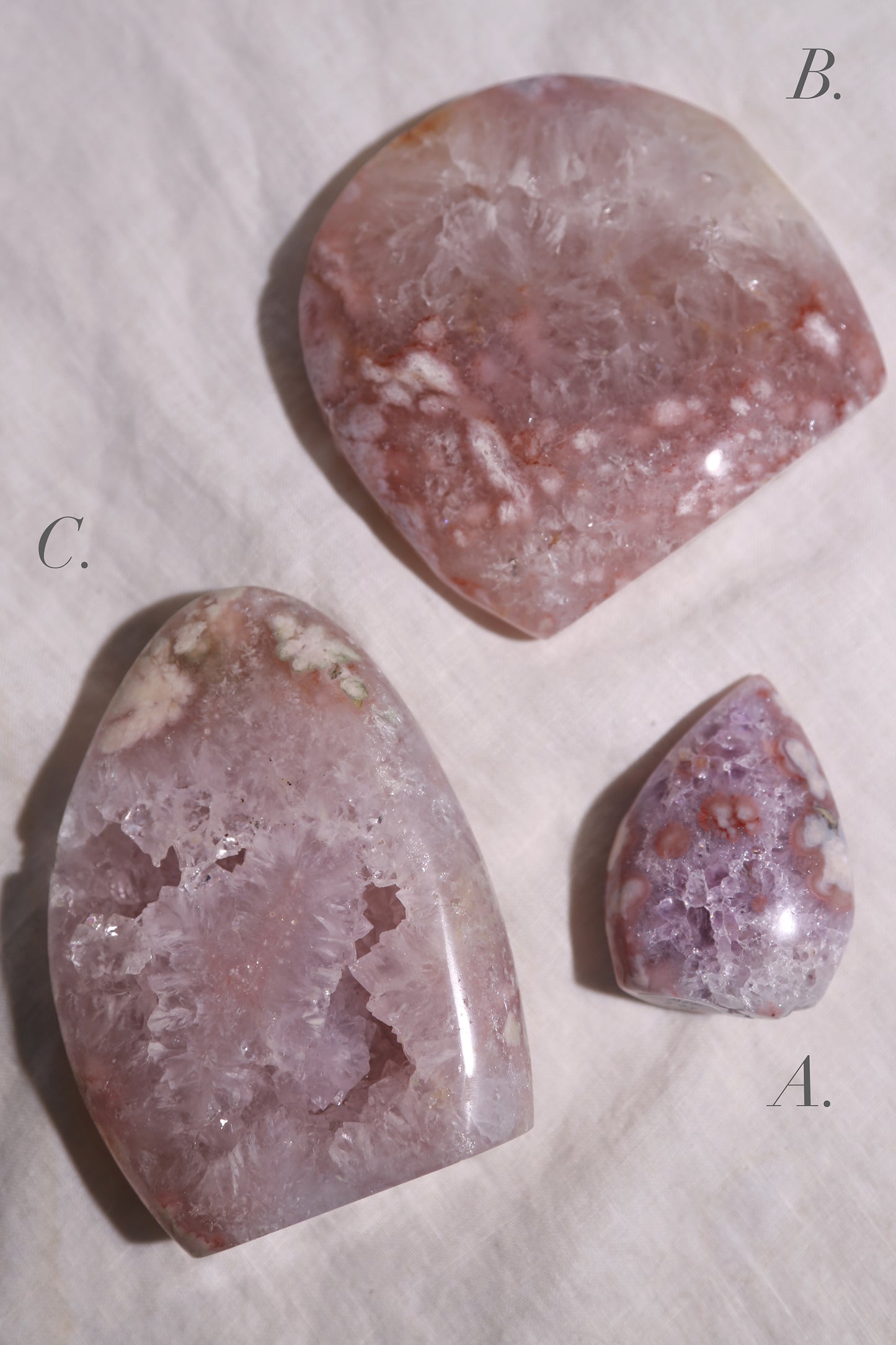 Purple Druzy Flower Agate Freeform/Flame