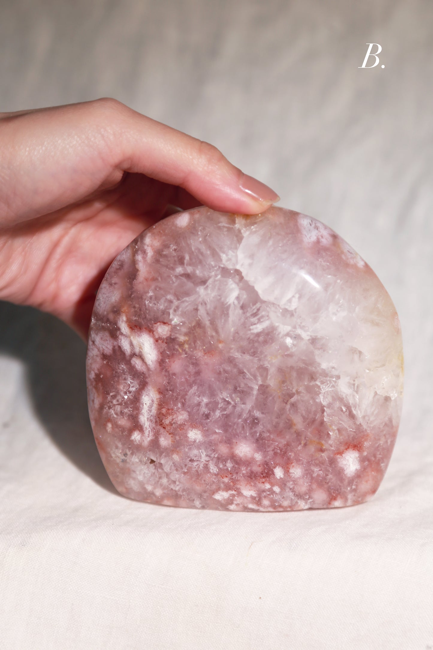 Purple Druzy Flower Agate Freeform/Flame