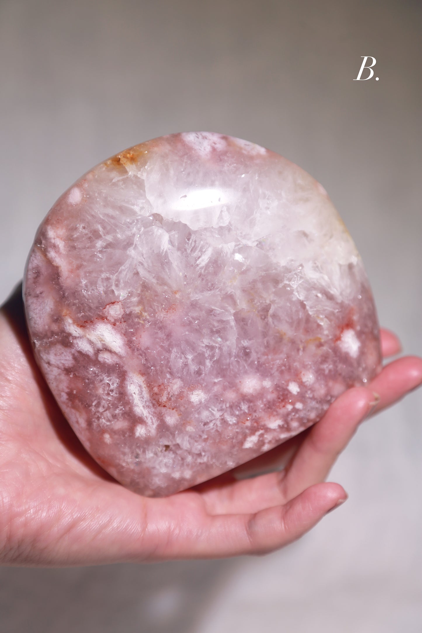 Purple Druzy Flower Agate Freeform/Flame