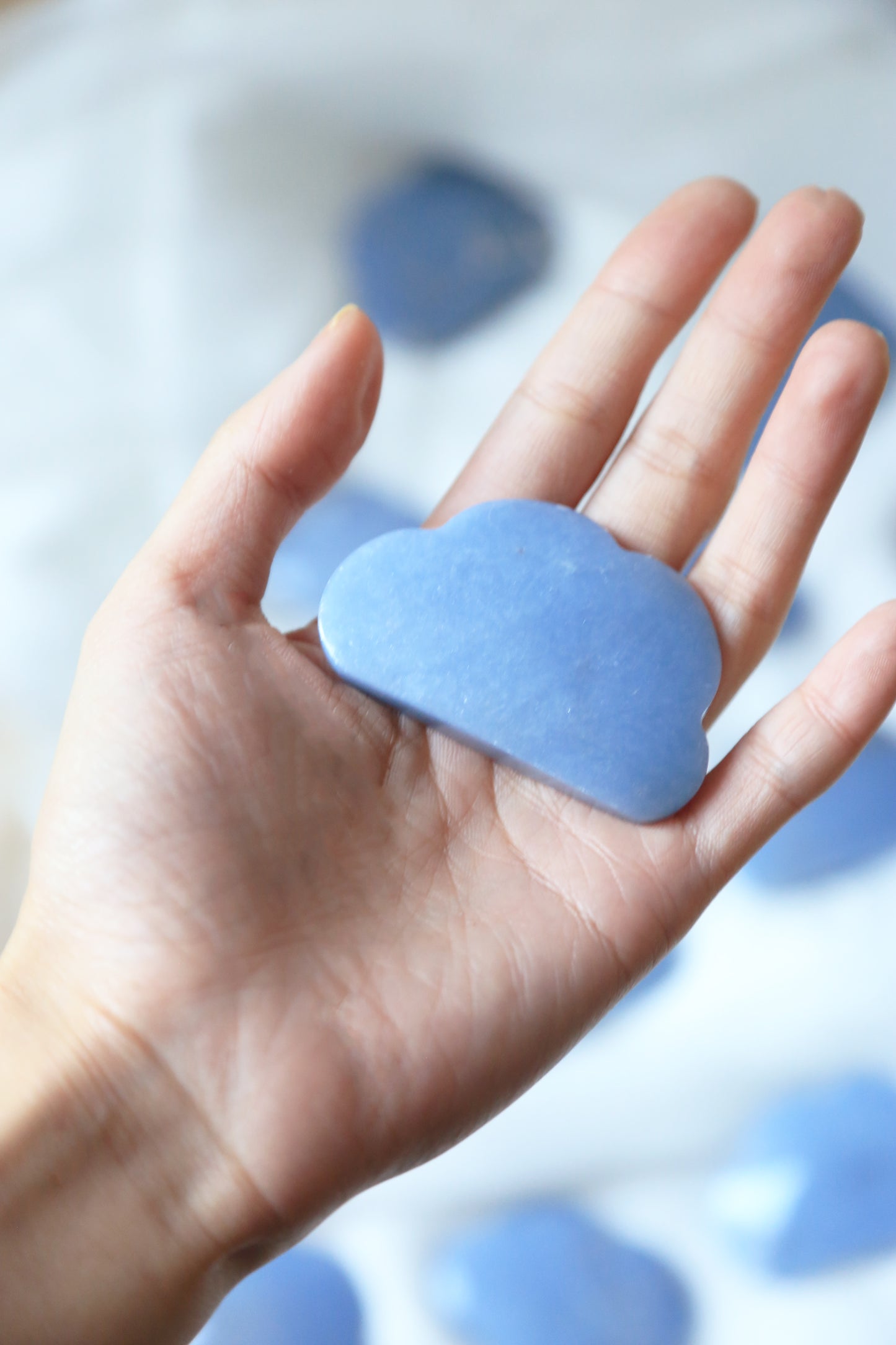 Angelite carved cloud