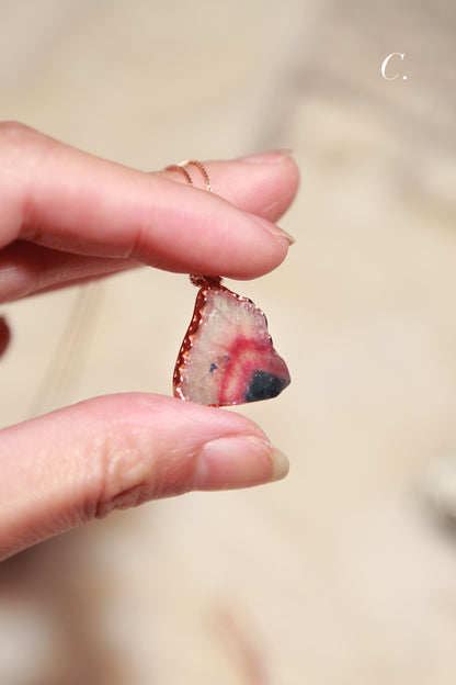 Bi-Coloured Watermelon Tourmaline Necklace
