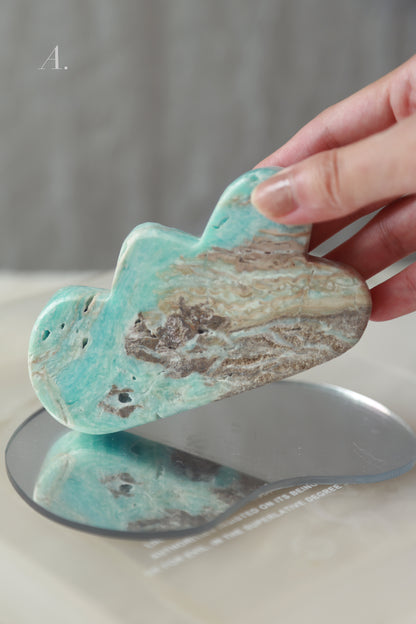 Blue Aragonite Carved Cloud