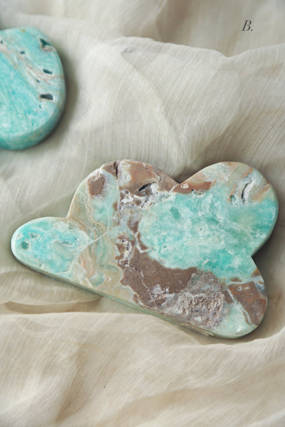 Blue Aragonite Carved Cloud