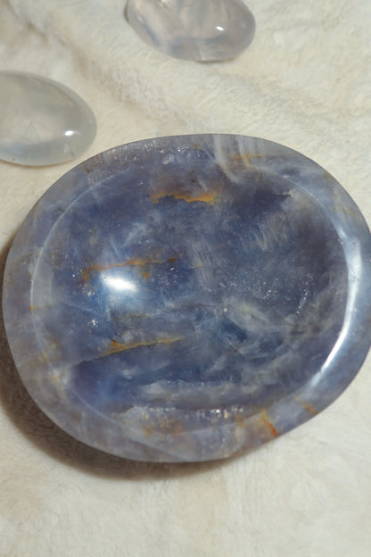 Flashy Blue Rose Quartz Bowl