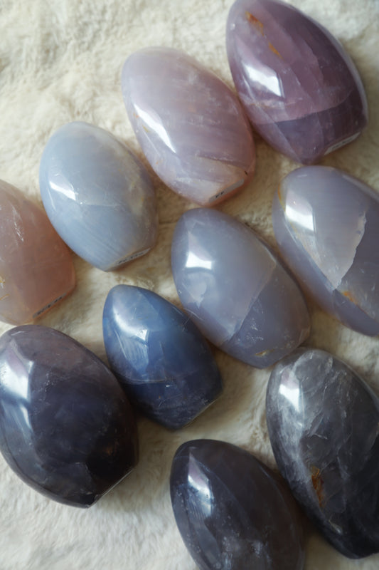 Blue Rose Quartz Freeform