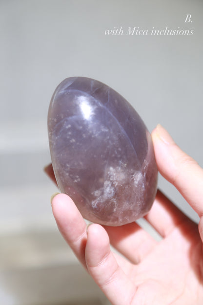 Blue Rose Quartz Freeform