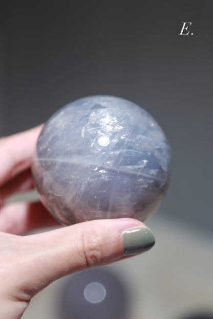 Blue Rose Quartz Spheres - High Quality