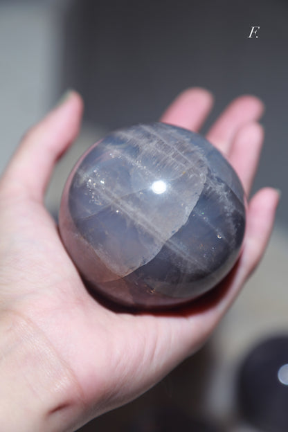 Blue Rose Quartz Spheres - High Quality