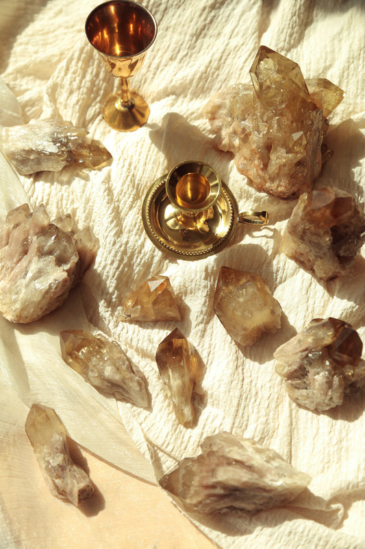 Congo Citrine Cathedral Cluster