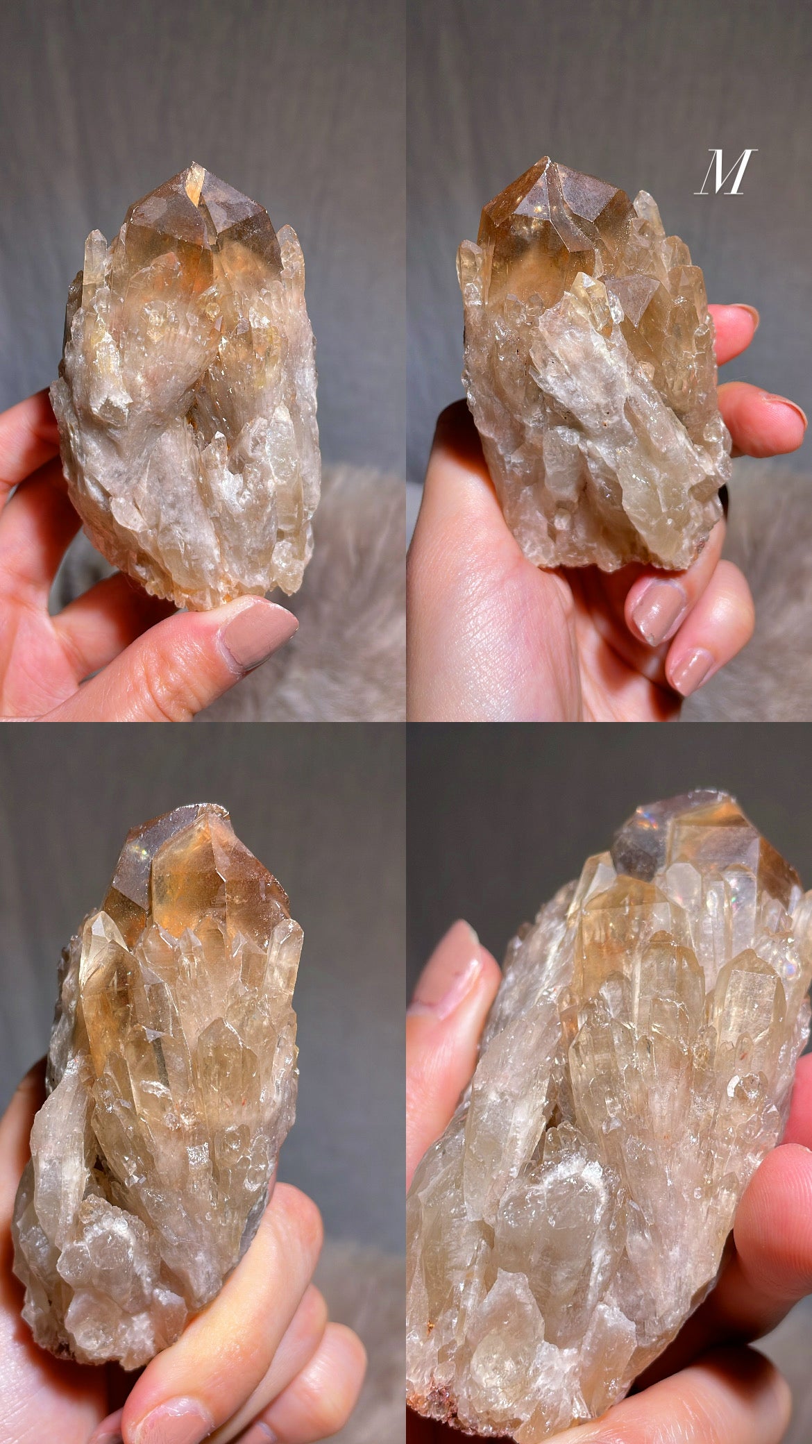 Congo Citrine Cathedral Cluster