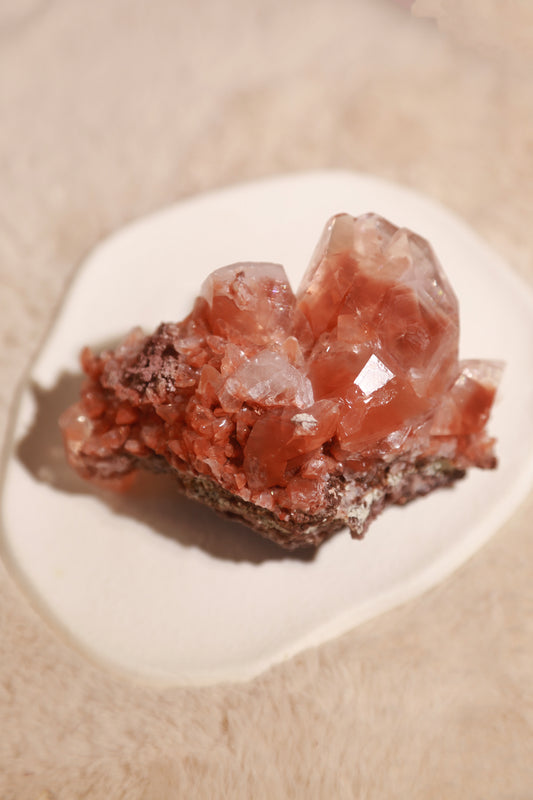 Daye Diamond Red Calcite Specimen