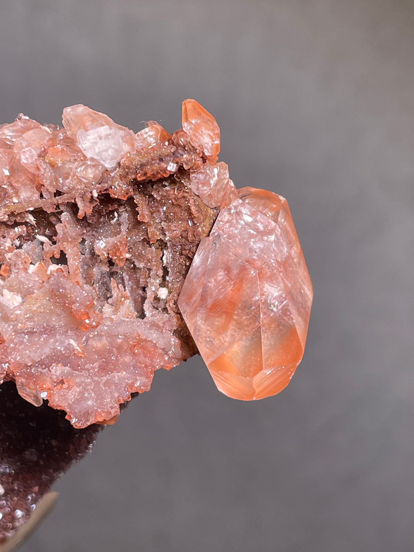 Daye Diamond Red Calcite Specimen